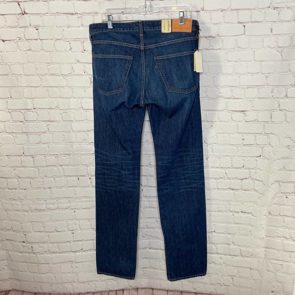 Levis Ruler Straight Jeans Sweet Blue Dark Wash - Picture 2 of 8